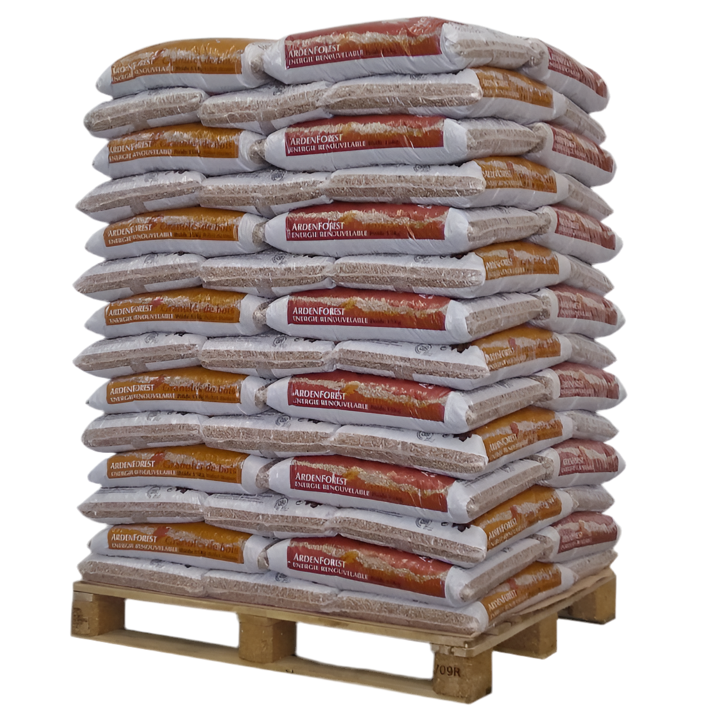 Arden bospellet – Pallet van 70 zakken van 15 kg